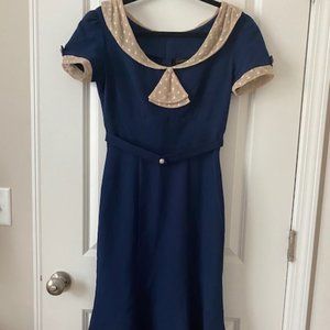 Stop Staring navy wiggle dress